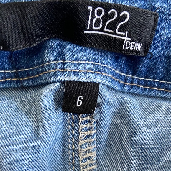 1822 Denim Light Blue Skinny Jeans - Size 6 - Picture 3 of 5